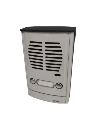 Placa de pared Vimar 88T2 Vimar Audio de 2 botones, placa de luz gris 8000